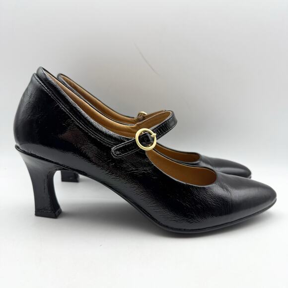 Sofft Womens Sienna Mary Jane Pumps US 11 M EU 43 Black Leather EUC - Picture 4 of 14